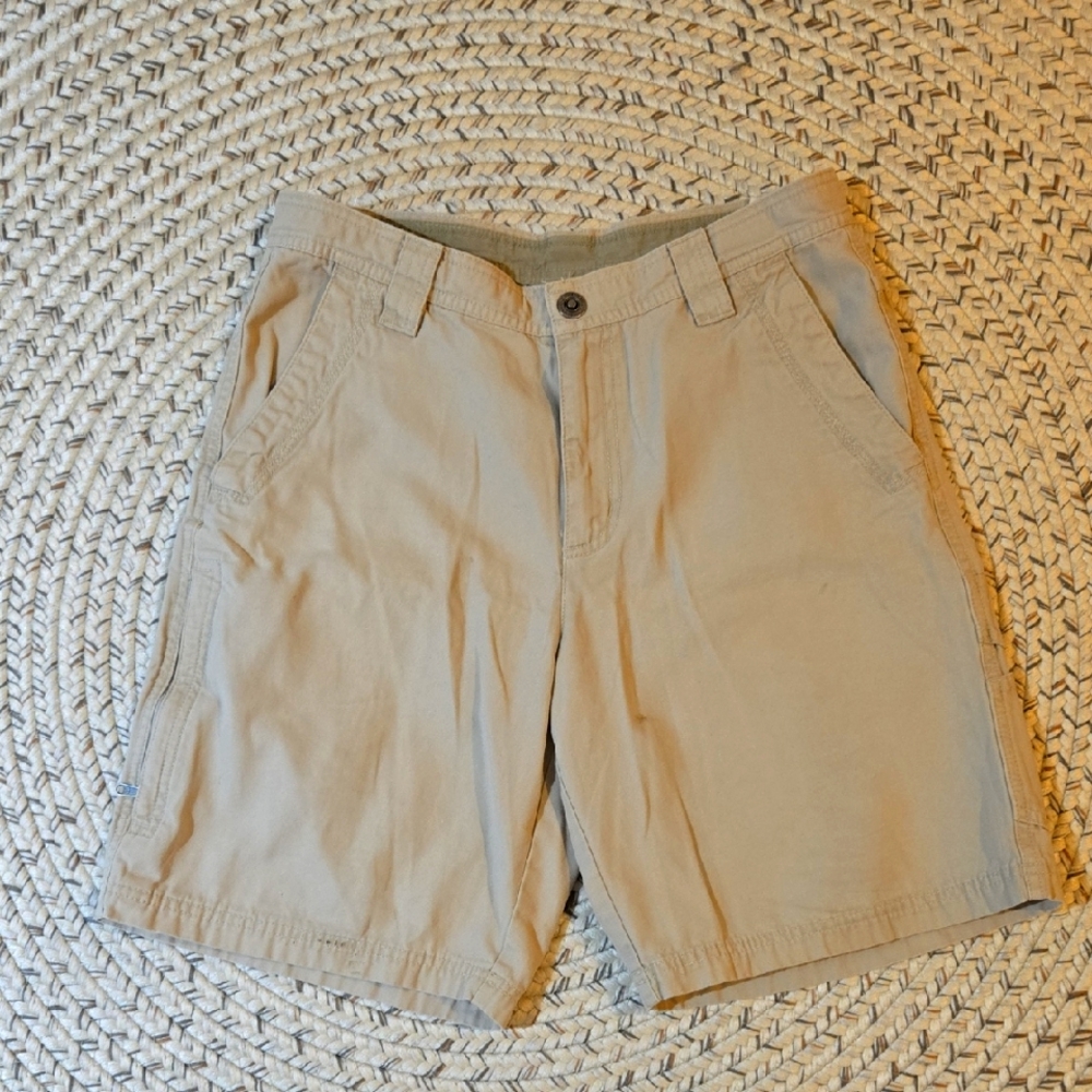 Mens Columbia Tan OmniShield Shorts